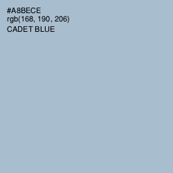 #A8BECE - Cadet Blue Color Image